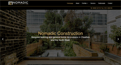 Desktop Screenshot of nomadicconstruction.com